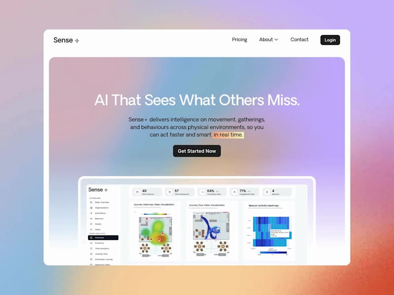 Cover image for Sense+ Website Redesign
