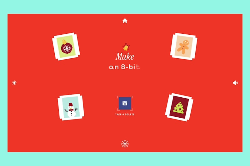 Cover image for Made an 8-bit holiday card maker today and I'm still smiling...