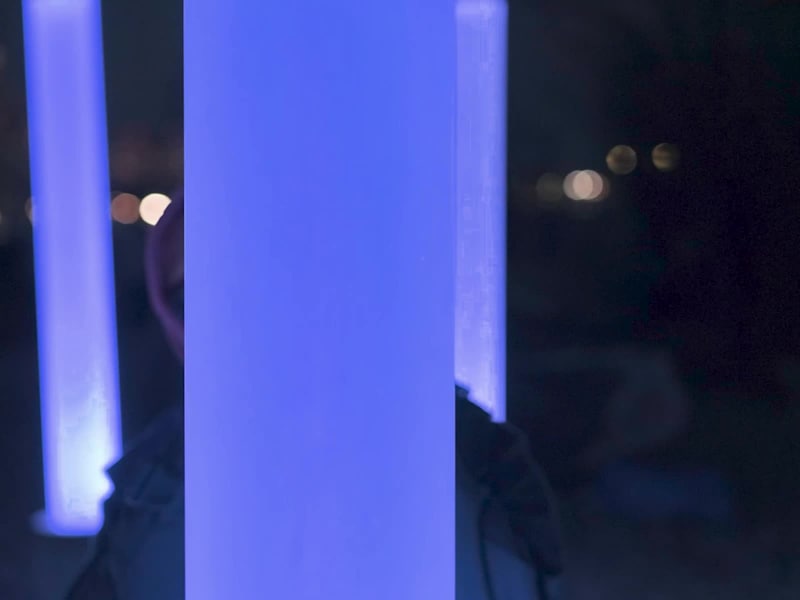 Cover image for Ripples in Time: Interactive Light Installation