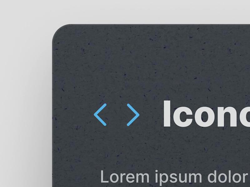 Cover image for Animated iconography for a new project. Illustrated in Figma...