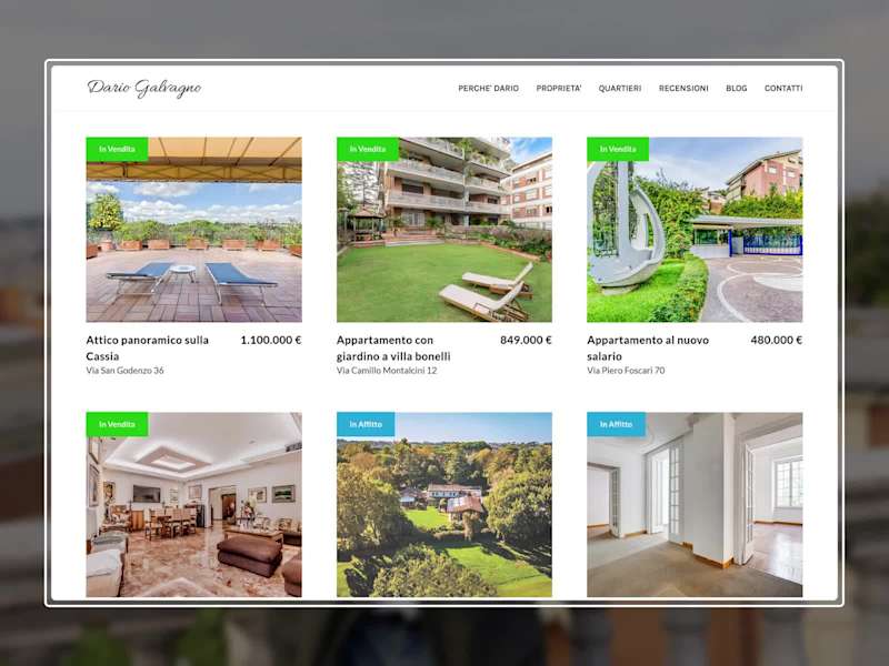 Cover image for Dario Galvagno | Framer Real Estate Website