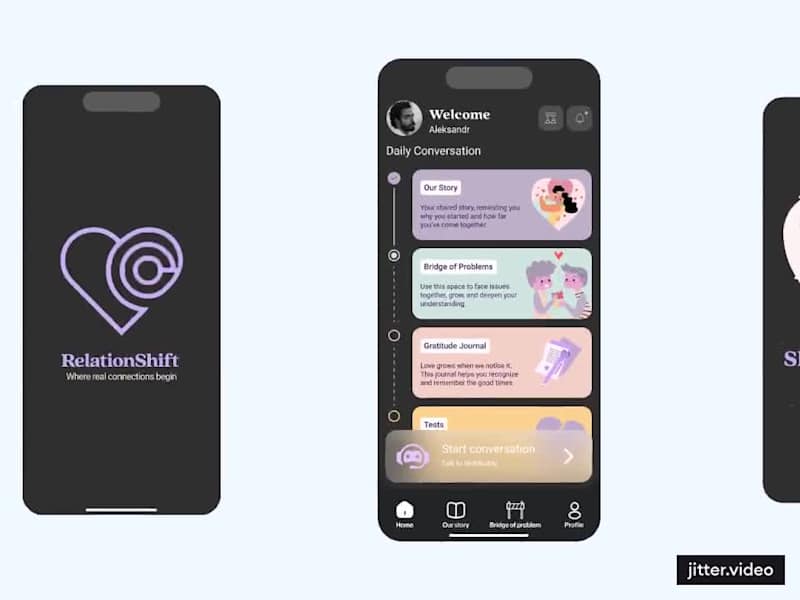 Cover image for Relationshift – A Relationship Wellness App