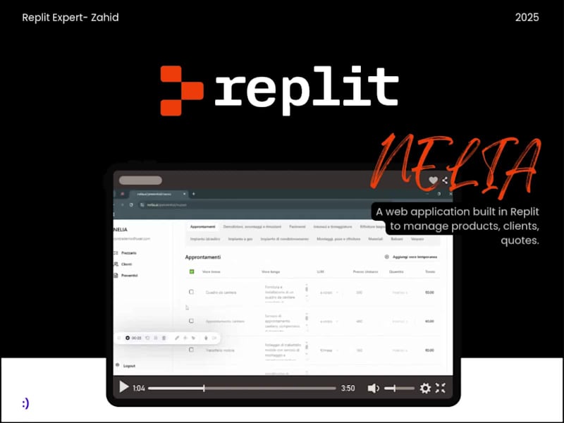 Cover image for Replit - Nelia: Quote Management Software | Replit Web App