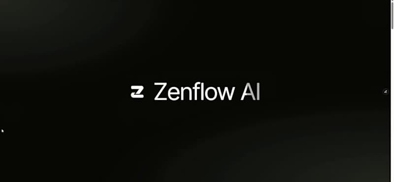 Cover image for ZenFlow AI MVP Website Development