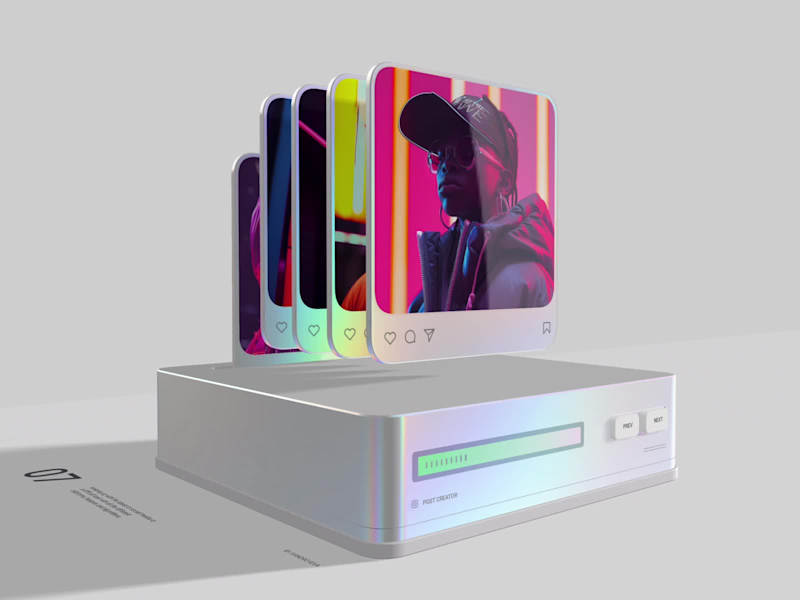 Cover image for 3D Instagram Post Slider