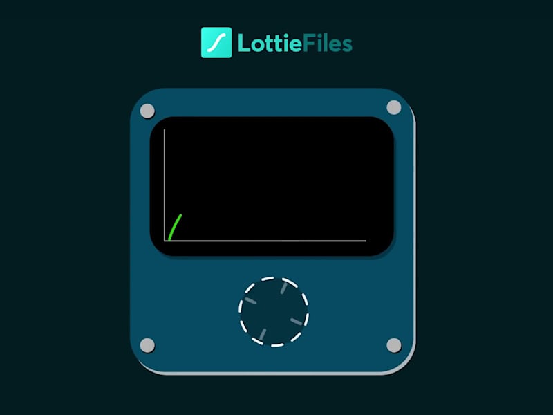 Cover image for Just finished this Cool Graph Monitor Lottie Animation. Rate...