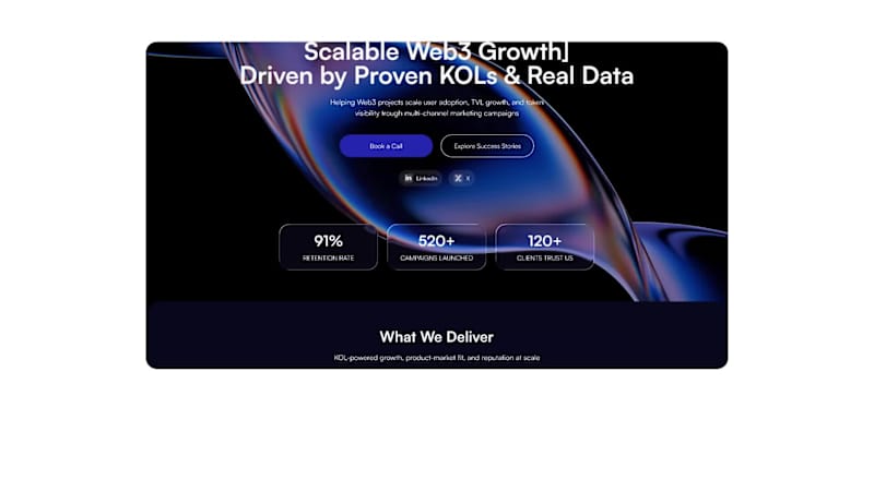 Cover image for Disence.com: Landing Page on Framer