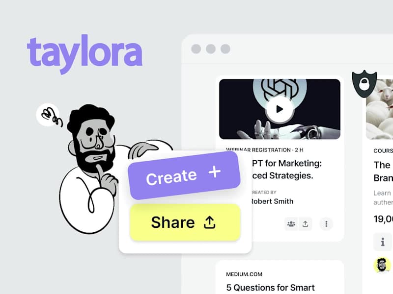 Cover image for Taylora's Website - SaaS E-Learning Space