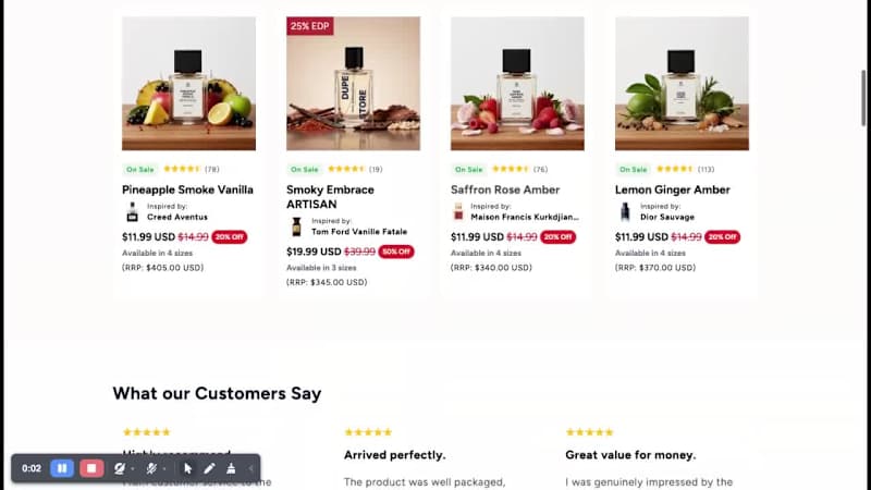 Cover image for Shopify Store Development for TryScent
Role: