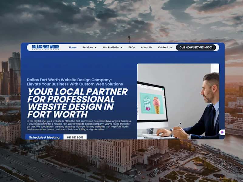 Cover image for Custom WordPress Website for DFW Website Designers