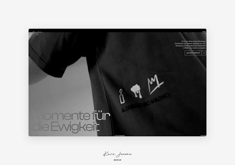 Cover image for Cinematic Webflow Website for Kevin Jerome Stemberger