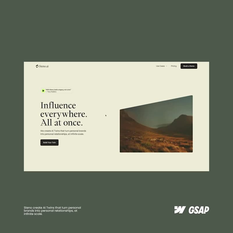 Cover image for Shipped Steno.ai
 (http://Steno.ai)AI Twins that