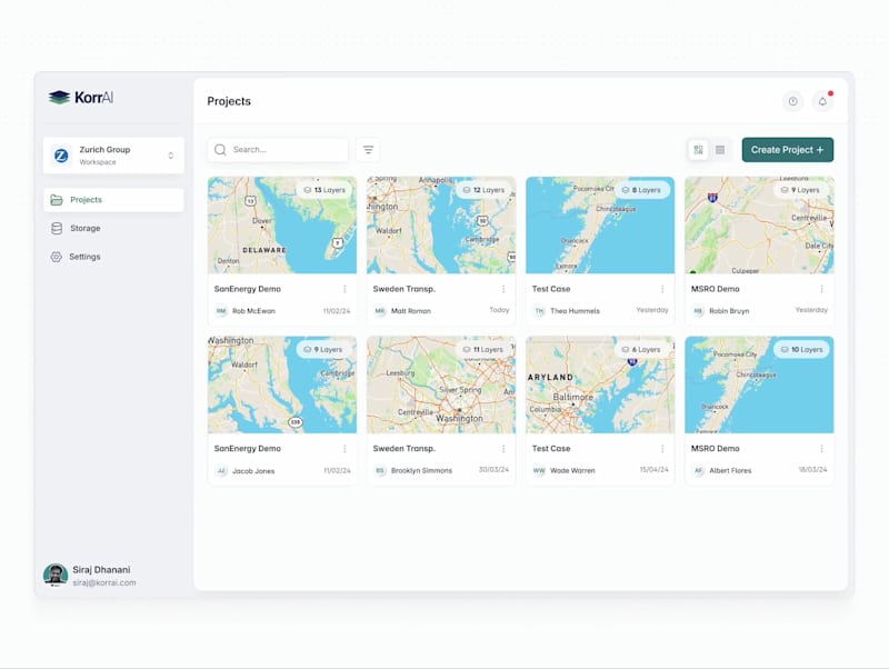 Cover image for KorrAI (YC W22) Webapp design