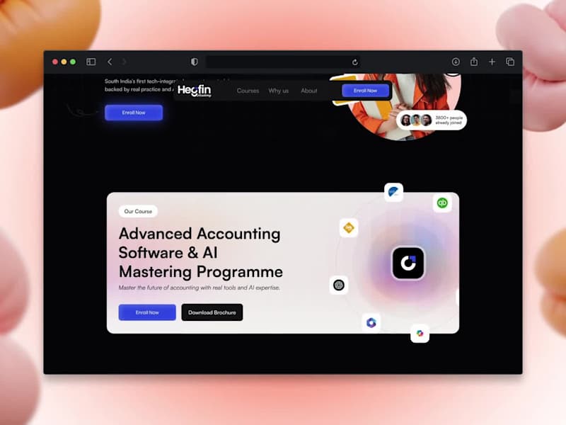 Cover image for Hegfin Academy Framer Website 