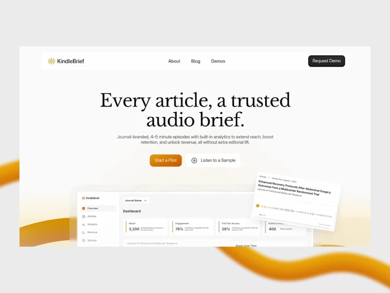Cover image for KindleBrief: Transforming Academic Journals into Audio
