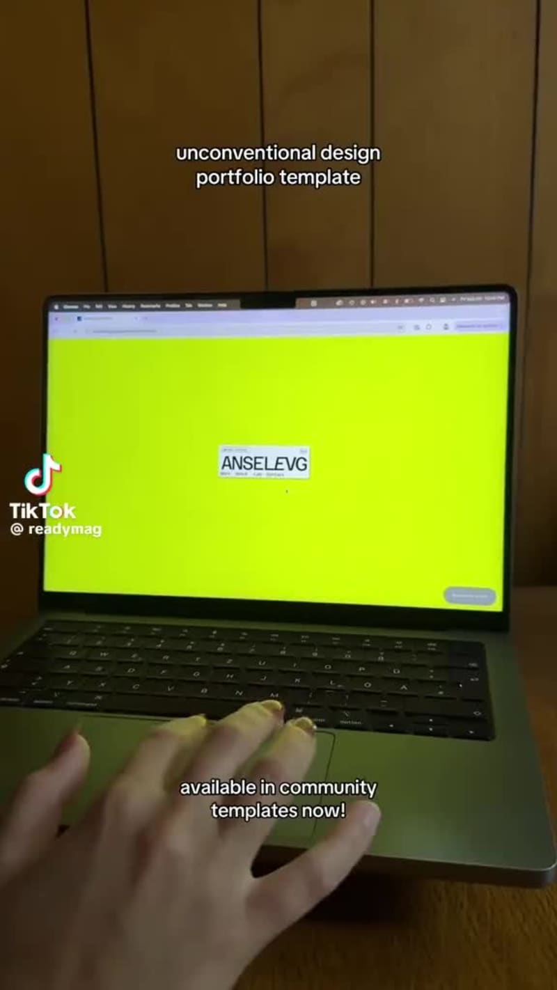 Cover image for Hey folks 👋 Just dropped a new Readymag template — Designer...