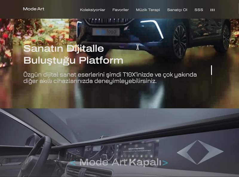 Cover image for Mode Art | Landing Page