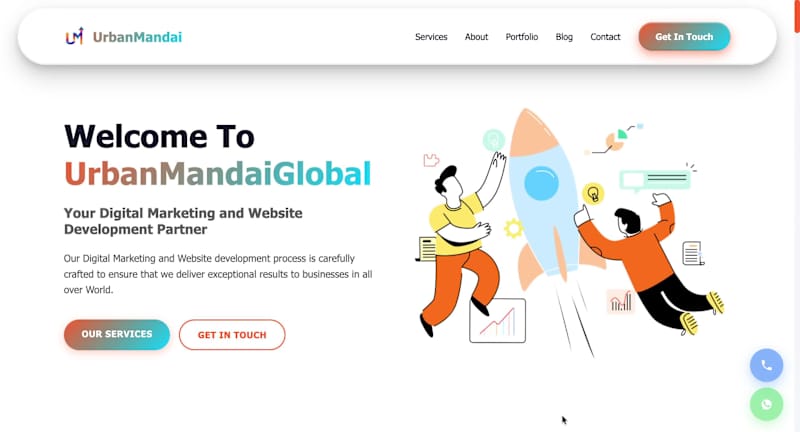 Cover image for PHP to React.js Revamp for UrbanMandaiGlobal
