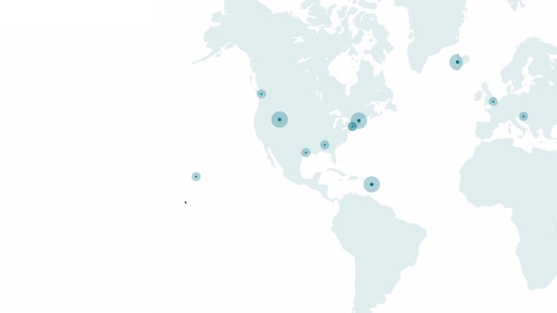 Cover image for Interactive World Map Development for 677 Financial Group