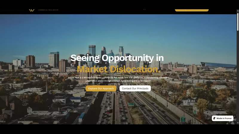 Cover image for Willow Peak Real Estate Website Development