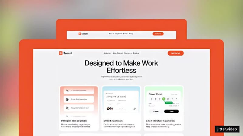 Cover image for Saaset : An Animated Saas