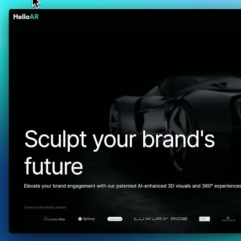 Cover image for 3D/AR Visuals at Scale for HelloAR