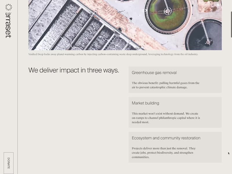 Cover image for Terraset Impact Page Design and Development