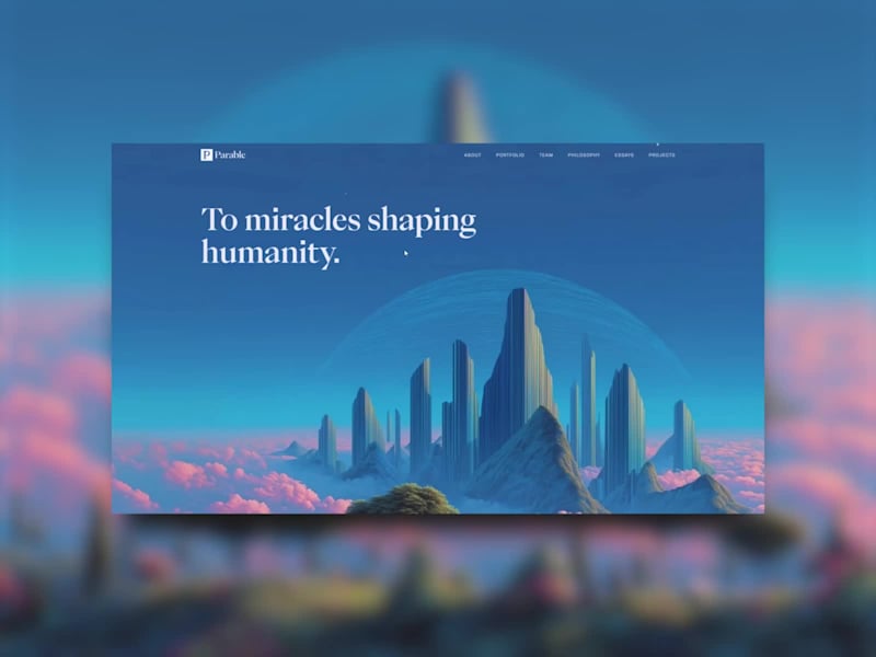 Cover image for Brand and Website for Parable