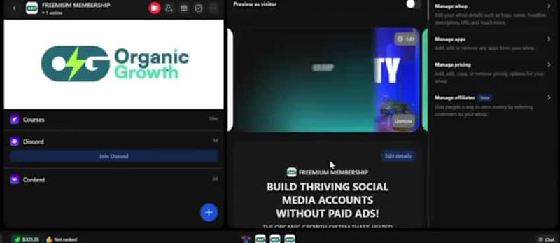 Cover image for Built a clean and functional Whop store — smooth layout, aut...
