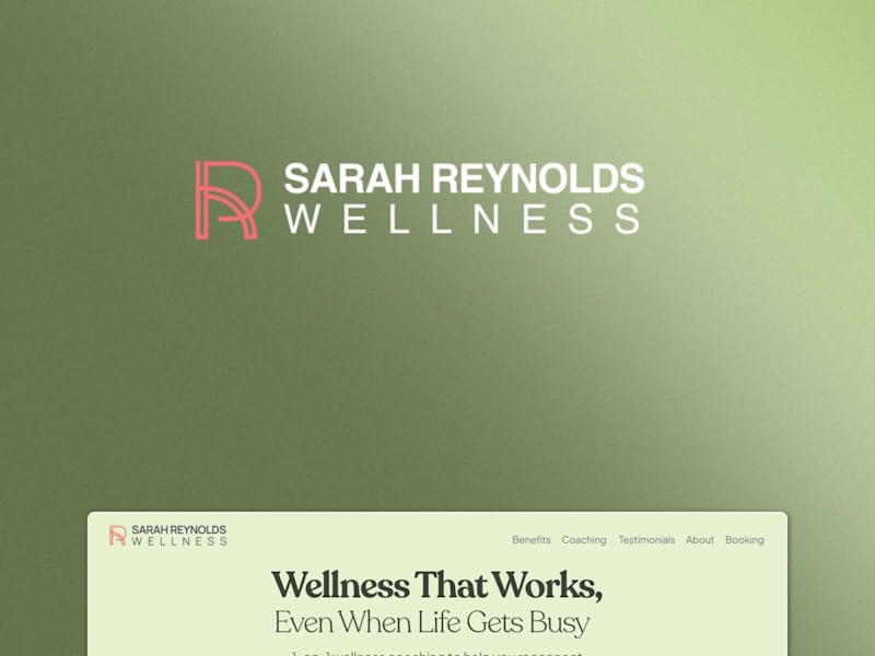 Cover image for Sarah Reynolds Wellness