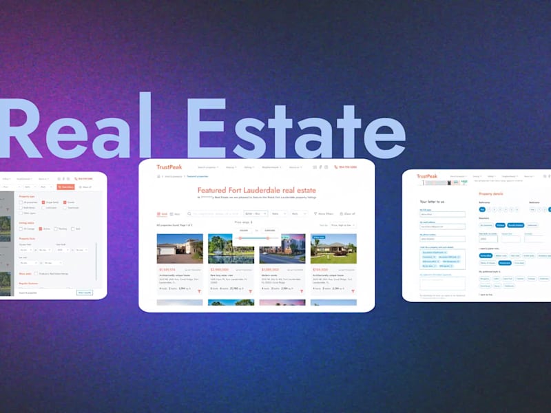 Cover image for Redesign of a real estate