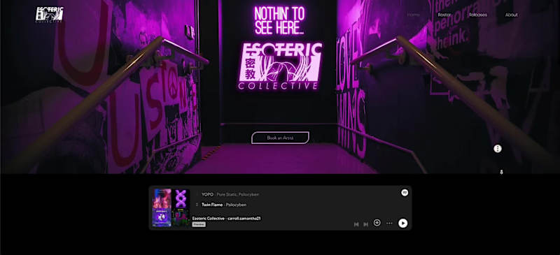 Cover image for Esoteric Collective Website Design