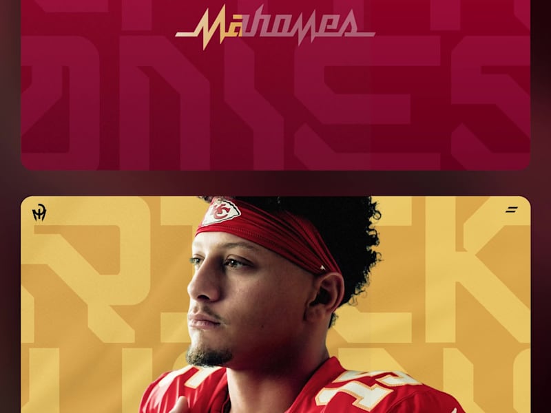 Cover image for NFL Athlete Website designs we put together for a recent pro...