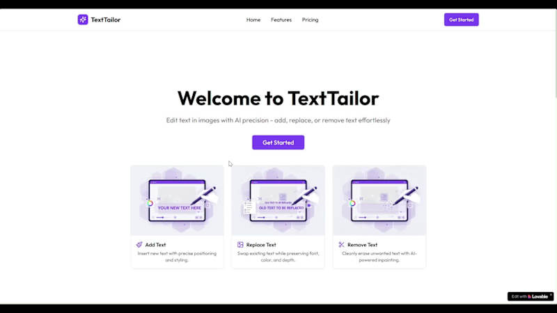 Cover image for I just built TextTailor (using Lovable.dev (https://Lovable....