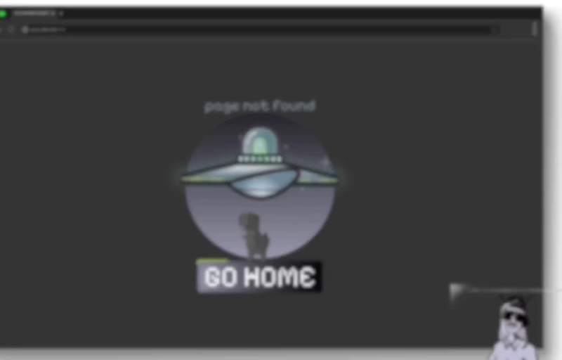 Cover image for Animated 404 Page with Space Theme