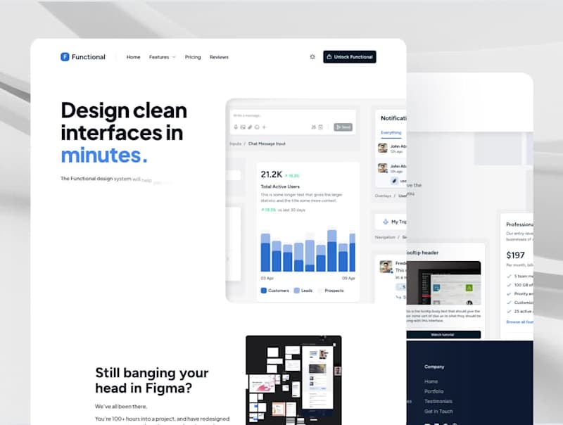 Cover image for Landing page for a design system. Heavily-animated. Will be ...