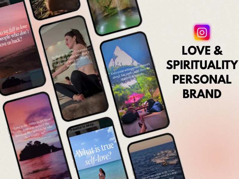 Cover image for Instagram Content for Love & Spirituality Personal Brand