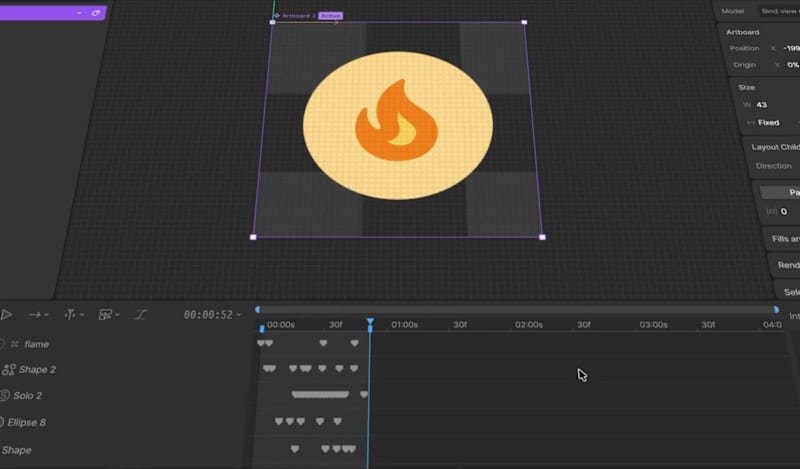 Cover image for Streak animation made in Rive Experimenting with fiery motio...