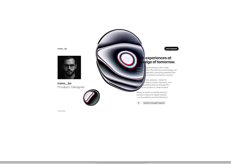 Cover image for Finally started making a personal sitet Used Paper/design li...