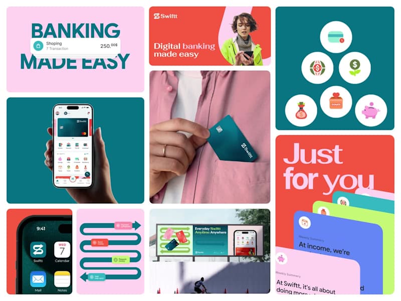 Cover image for Digital Banking Brand Design & Fintech App 