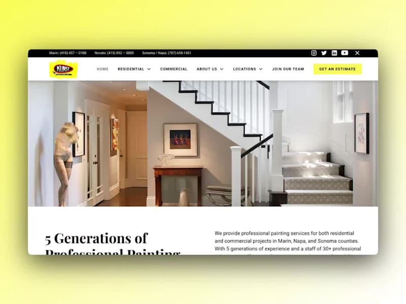 Cover image for Kunst Painting (Web Design + Webflow Development)