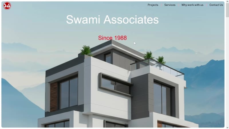 Cover image for Landing page with GSAP for a Construction Brand well everyth...