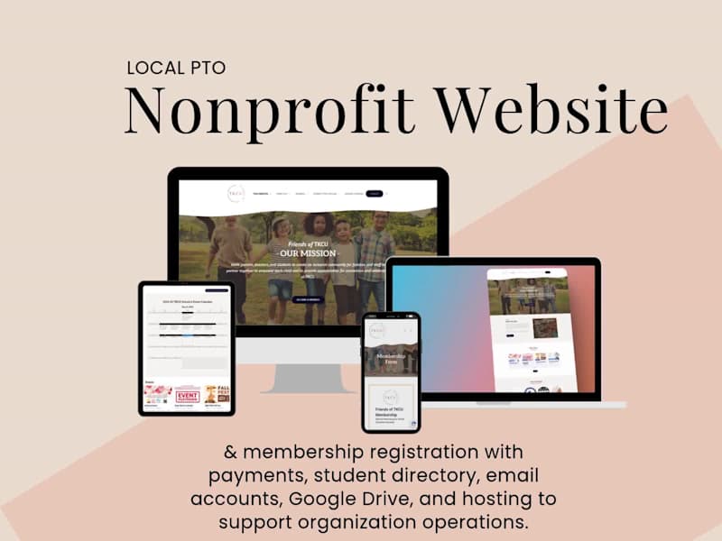 Cover image for Nonprofit Website & Membership System Setup