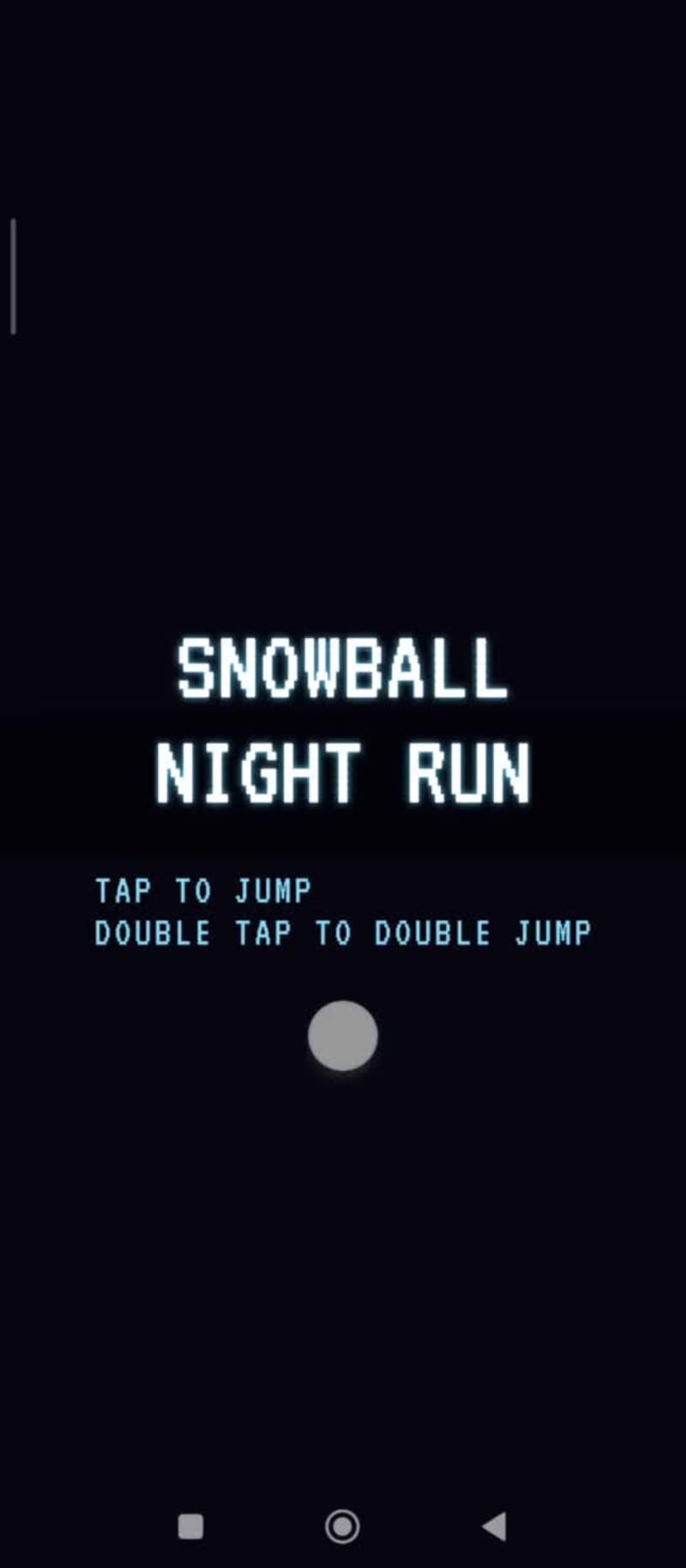 Cover image for ❄️ Snowball Night Run ❄️ Built a cozy holiday-themed winter ...
