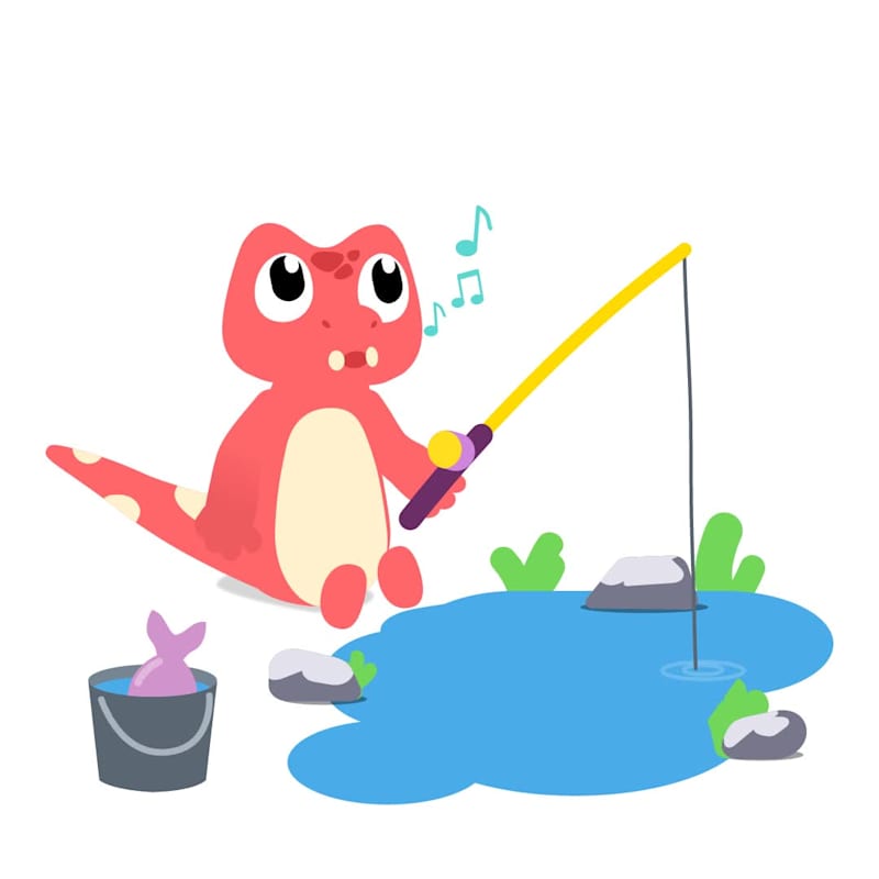 Cover image for Loading State Animation for a Gecko Mascot done in Rive