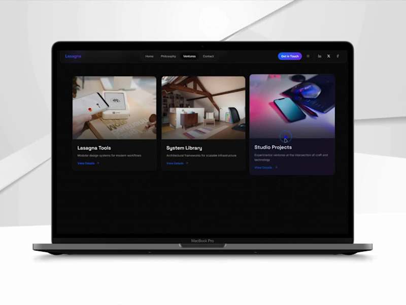 Cover image for Lasagna — One Page Business Landing Website