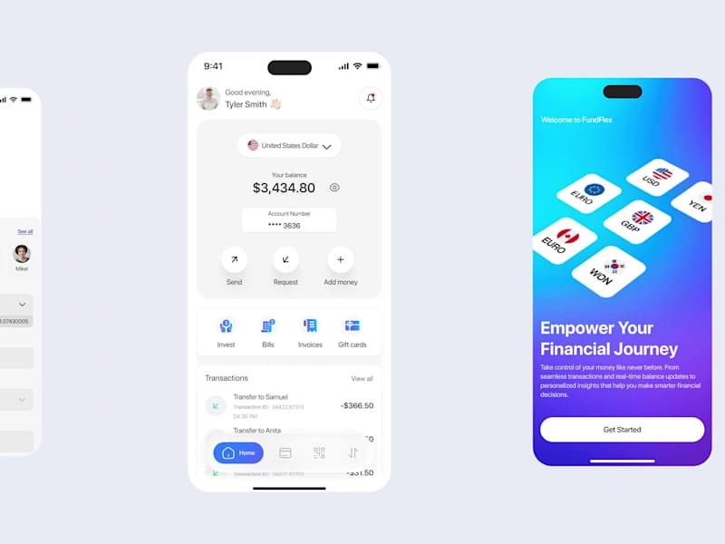 Cover image for FundFlex Mobile App Design