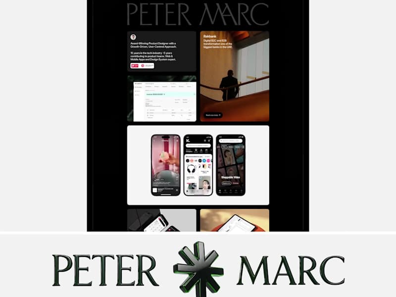 Cover image for Personal Portfolio Redesign - Peter Marc