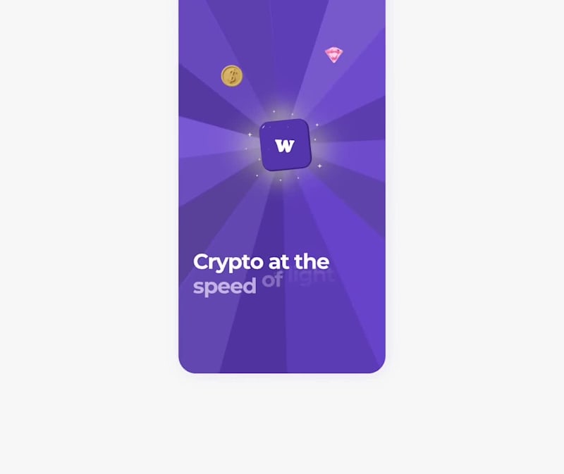Cover image for Crypto wallet onboarding flow animation