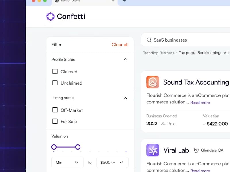 Cover image for Marketplace SaaS UX UI Design